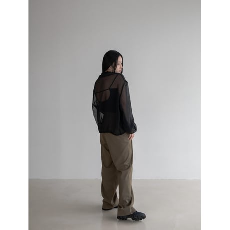 《予約販売》anorak sheer blouse/2colors_nb0236
