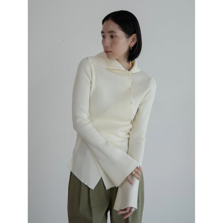 《予約販売》botan accent lib knit tops/2colors_nt2232