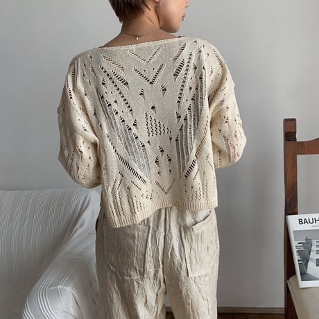 《予約販売》pattern minimal knit/2colors_nt0540