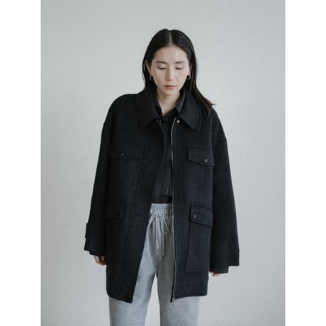《予約販売》HANDMADE pocket coat/2colors_no0490