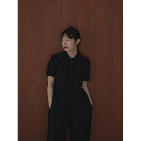 【NOKCHA original】jacquard shirt/3colors_nb0244