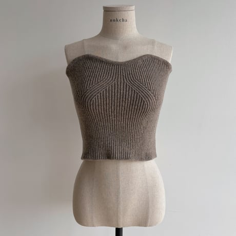 《予約販売》lady knit bustier/2colors_nt1878