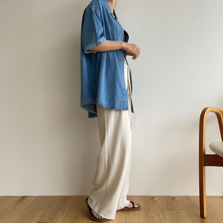 《予約販売》belt long pants/2colors_np0617