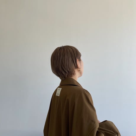 【nokcha original】long coach jacket/brown_no0165