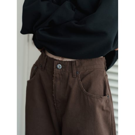 【 RESTOCK 】【NOKCHA original】oval cotton pants_np1154
