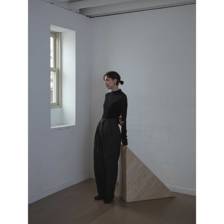 【NOKCHA original】cover stich sheer tops/3colors_nt2119