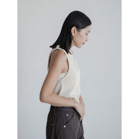 《予約販売》accent material tanktop/2colors_nt2367