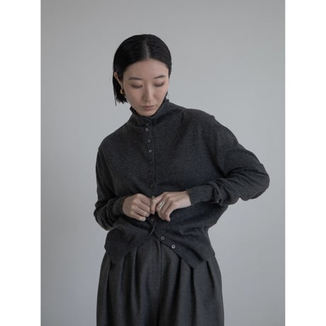 《予約販売》button accent knit/2colors_nt2169
