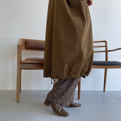 【nokcha original】long coach jacket/brown_no0165