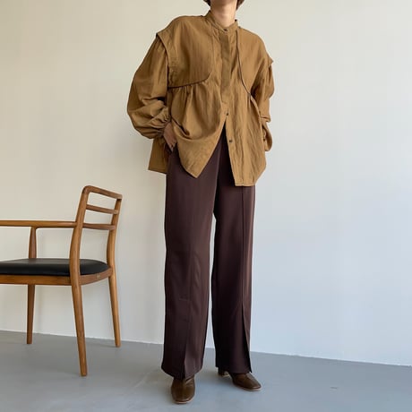 【nokcha original】lady gather blouse_nt1048