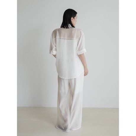 《予約販売》nuance sheer shirt/2colors_nb0306