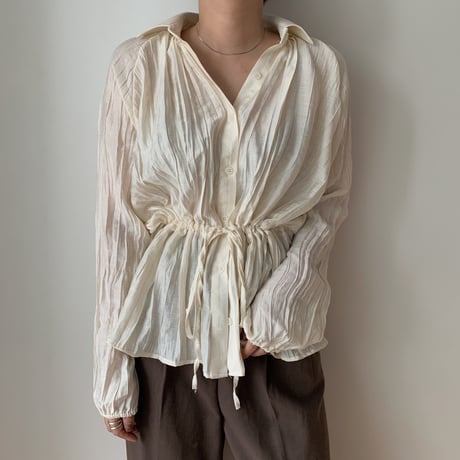 ✳︎予約販売✳︎waist marc rincl blouse /2colors_nb0038