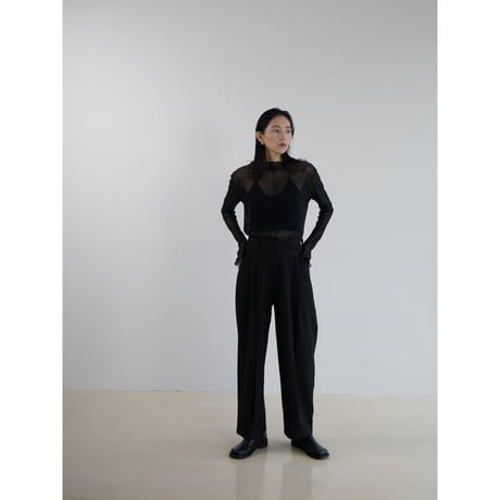 《予約販売》deep tuck pants/2colors_np0963