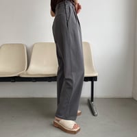 【nokcha original】silhouette pants/charcoal gray_np0401