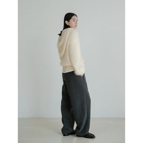 《予約販売》shaggy knit hoodie/2colors_nt2439