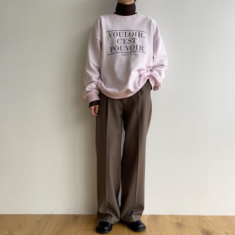 《予約販売》one tuck slacks pants/3colors_np0744