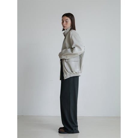 《予約販売》mannish glossy leather like jacket/2colors_no0507