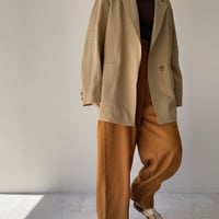 【nokcha original】linen tailored jacket/beige_no0158