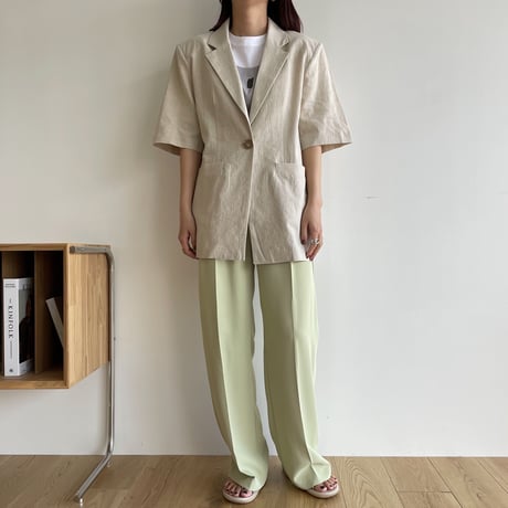 《予約販売》linen ennui jacket/2colors_no0215