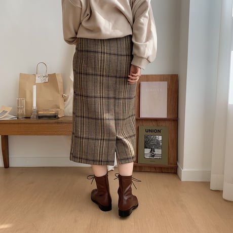 ✳︎予約販売✳︎london check sk/2colors_ns0023