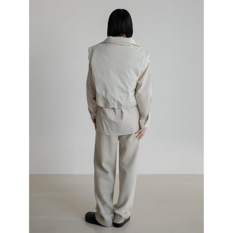 《予約販売》2way mannish down vest/2colors_nt2221
