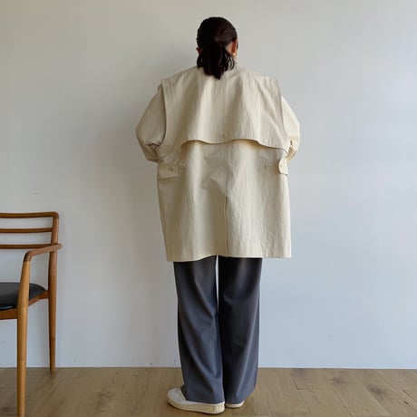 【nokcha original】2way mannish jacket/ivory_no0277