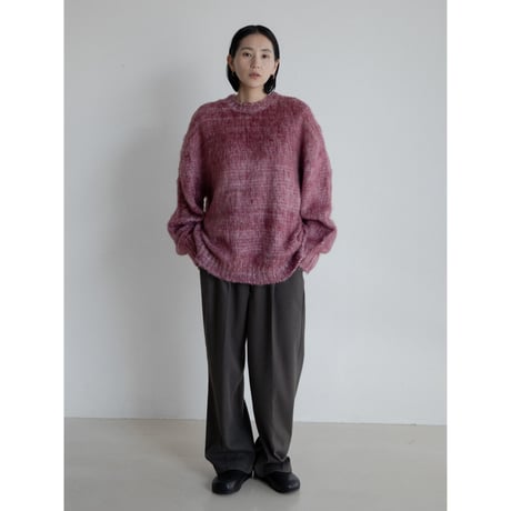 《予約販売》mohair like over knit pullover/2colors(unisex)_nt2225