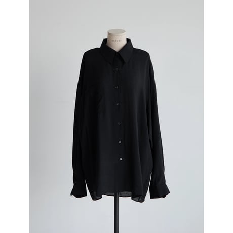 《予約販売》2way over sheer shirt/3colors(unisex)_nb0317