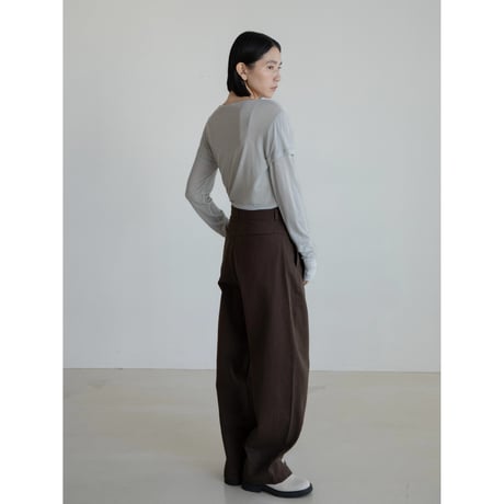 《予約販売》docking sheer tops/2colors_nt2244