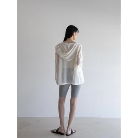 《予約販売》sheer over hoodie/2colors_no0389
