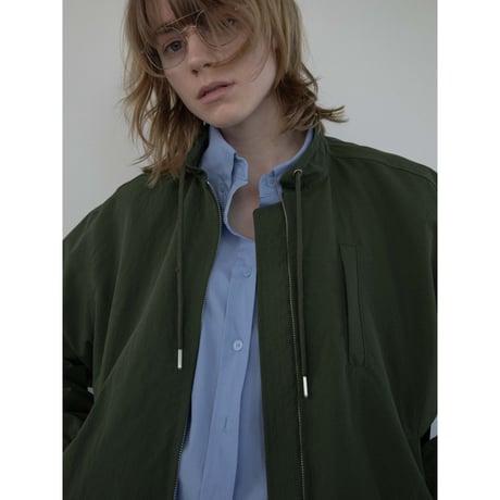 - AUTHENTIC series - neck string jumper/green_an0032