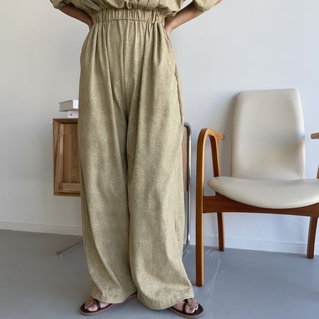 【nokcha original】melange jumpsuit_np0438