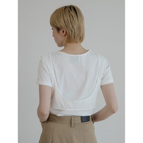 【NOKCHA original】layered label tee/3colors_nt2301