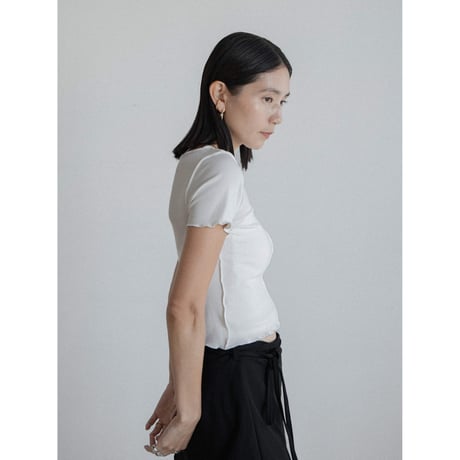 《予約販売》accent hem minimal tee/3colors_nt2368