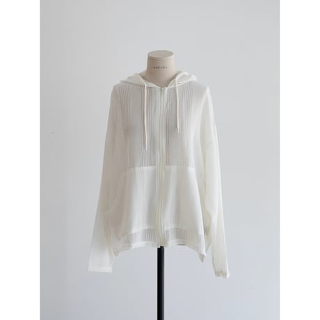 《予約販売》sheer over hoodie/2colors_no0389