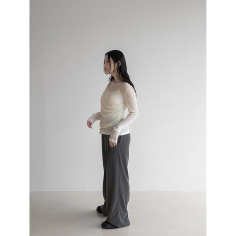 《予約販売》accent lib sheer tops/2colors_nt2033