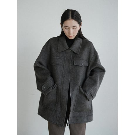 《予約販売》HANDMADE pocket coat/2colors_no0490