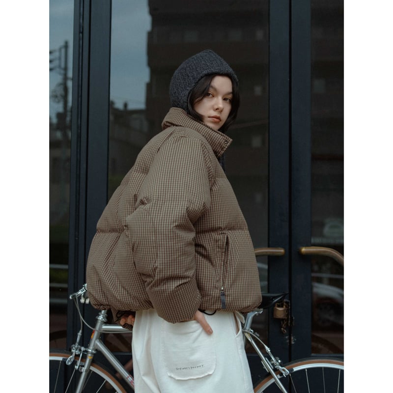 ジャケット・アウター NOKCHA - authentic jacket / check NOKCHA original】mannish down jacket/check_no04