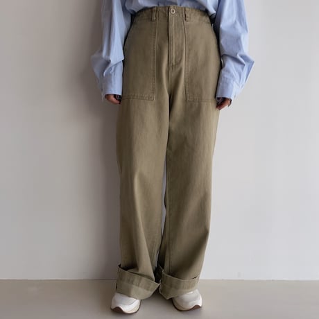 《予約販売》vinatage like wide pants/2colors_np0937
