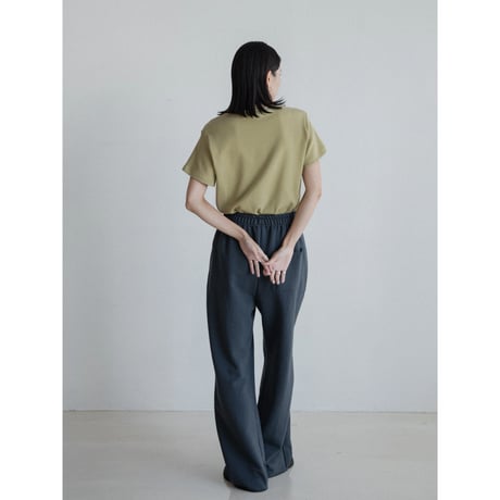 《予約販売》cut mannish sweat pants/2colors_np1147