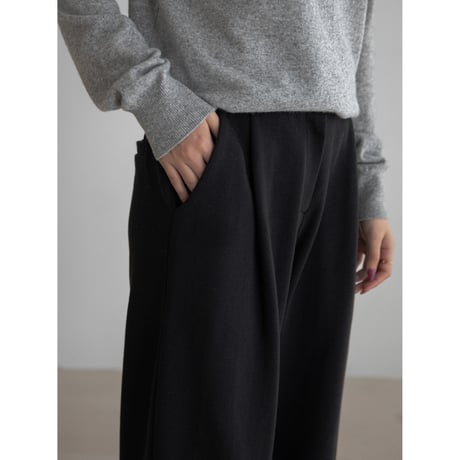 《予約販売》tuck sweat wide pants/2colors_np1048