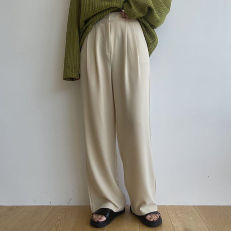 《予約販売》material light pants/2colors_np0811
