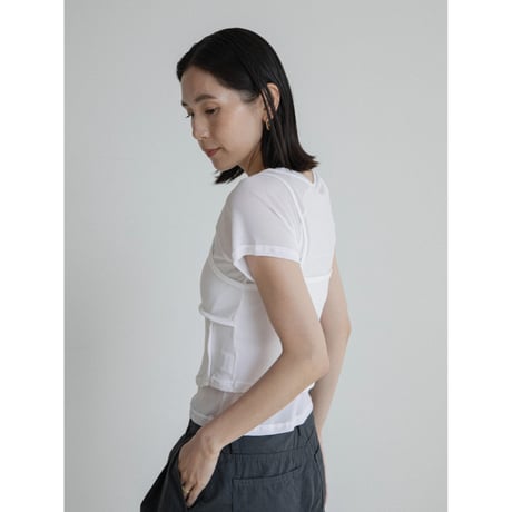 《予約販売》2set sheer accent tee/2colors_nt2315