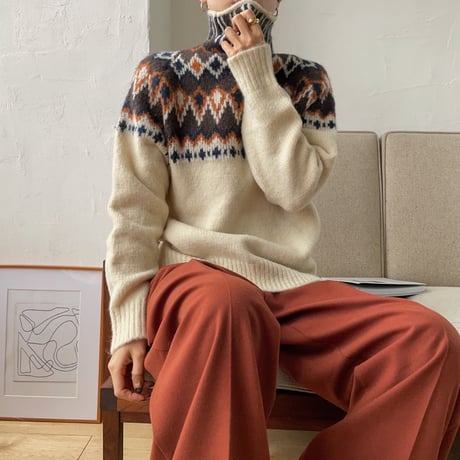 winter raglan sleeve knit/2colors_nt0762