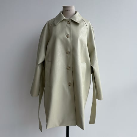 《予約販売》raglan eco leather jacket/2colors_no0361