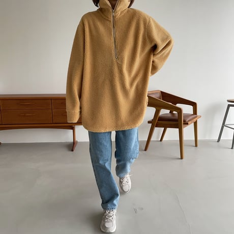 《予約販売》boa zip pullover/2colors_nt1193