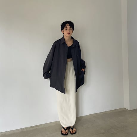 【nokcha original】material pocket shirt/2colors_nb0193