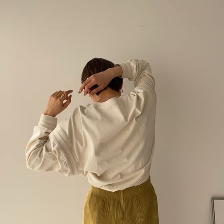 【nokcha original】point lib tee/2colors_nt0890