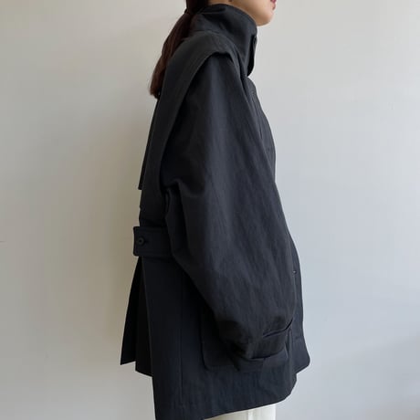 【nokcha original】2way mannish jacket/deep navy_no0278