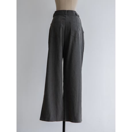 《予約販売》buckle belt pigment pants/2colors_np1005